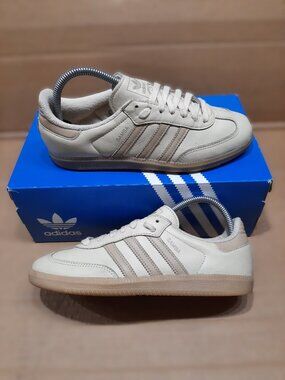 Mens Adidas Originals Samba OG Sand Strata Beige Shoes Size 6 J13208 (#2118)
